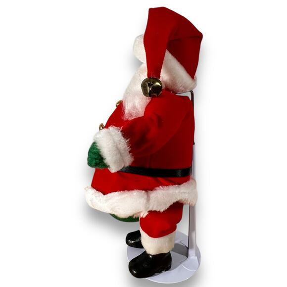 Vintage Santa Claus Figurine Red Suit Toys 13” Christmas - Picture 7 of 7